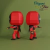 Deadpool Funko Papercraft Template A4 DIY Low Poly Pepakura 3D PDF Paper Sculpture OrigamiTruxStudio