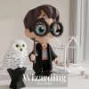 Wizard Boy Harry Potter 3D Papercraft PDF Template - DIY Low Poly Paper Model with Owl, Origami Sculpture for Room Decor, Printable Craft