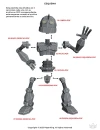 The Iron Giant hero Papercraft 3D, pepakura Pdf template Low polygonal Paper Sculpture Diy Decor home loft office lover gift