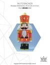 Nutcracker Nutcracker Papercraft 3D, pepakura Pdf template Low polygonal Paper Sculpture Diy Decor home loft office gift