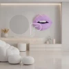 3D Papercraft Lips template | Low Poly Pucker Up Lips Wall Art Decor Sculpture for Home or Salon