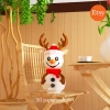 Elk Antler Snowman PDF Template, DIY 3d Model, FanArt, Paper Sculpture, Low Poly, Pepakura, Craft, Manualidad, Paper Art