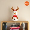 Elk Antler Snowman PDF Template, DIY 3d Model, FanArt, Paper Sculpture, Low Poly, Pepakura, Craft, Manualidad, Paper Art