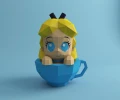 Sweet Alice, DIY, Papercraft, PDF, Low Poly, Paper, Sweets, Candy, Wonderland, Moon Studio