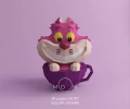 Cheshire Candy, DIY, Papercraft, PDF, Low Poly, Paper, Sweets, Candy, Wonderland, Moon Studio