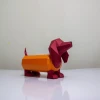 HOT DOG, Papercraft, Template, DIY, Paper, Low Poly, Cute, Kawaii, 3D Model, Pdf Low Poly, Kids Toy