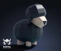 SHEEP, Papercraft, Template, DIY, Paper, Low Poly, Cute, Kawaii, 3D Model, Pdf Low Poly, Kids Toy