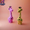 Papercraft Giraffe 3D Model – DIY Low Poly PDF Template, Origami, Creative Paper Sculpture -Giraffe Design.