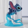 Cartoon Stitch Character Papercraft, Low Poly Toy, Blue Alien Party Decor, Low Poly Paper craft, Paper Sculpture Template, 3D Origami Paper Model