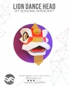 DIY Low Poly Papercraft, Chinese Lion Dance, Digital template, DIY, Wall Decoration, Wall Hanging, Art, Logo, Anime