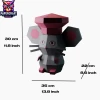 Chef Mouse Papercraft – 3D Low Poly Mouse with Chef Hat, DIY Paper Model, PDF Template, Kitchen Decor, Kids Craft, Paper Sculpture