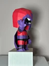 Magneto X-men Low Poly Papercraft Templates Gift DIY Decoration BOYKA