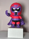 Magneto X-men Low Poly Papercraft Templates Gift DIY Decoration BOYKA