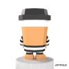 JoyFold Doll Café Ex Preso Papercraft/Template PDF/Low Poly/Papercraft/ 3D Art/ Origami/Party/Home Decor