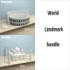 World Landmark pack 3D papercraft | DIY paper sculpture | Paper model pattern | Low poly | PDF pattern | origami | home decor