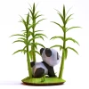 Papercraft Templates Baby Panda In The Bamboo Forest PDF