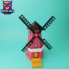Windmill Papercraft – 3D Low Poly Dutch mill Template, DIY Paper Model, PDF Template, Decor, Kids Craft, Paper Sculpture