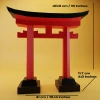 Japanese Torii Gate Papercraft – 3D Low Poly Shrine Template, DIY Paper Model, PDF Template, Decor, Kids Craft, Paper Sculpture