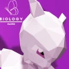 Pokemon Mewtwo Low Poly Papercraft Template Pepakura PDF DIY Handmade