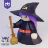 WITCH, Papercraft, Template, DIY, Paper, Low Poly, Holiday, 3D Model, Pdf Low Poply, October, Carnival, Halloween