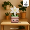 Flower Pack kit Low Poly Papercraft Template Pepakura PDF DIY Handmade