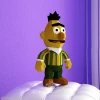 Bert (Beto) Sesame Street Baby PDF Template, DIY 3d Model, FanArt, Paper Sculpture, Low Poly, Pepakura, Craft, Manualidad, Paper Art