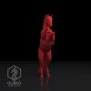 Rearing Horse Papercraft, Digital Template, PDF Download, Gurko, 3D Low Poly, Pepakura, Origami Sculpture, Paper Decor, diy gift