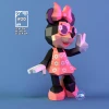 Minnie Mouse Summer Papercraft PDF Template For office, Room, Decor, DIY gift for friends, family, Low poly Paper, Paper Craft 3D kit by SoPhiaPrintD