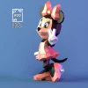 Minnie Mouse Summer Papercraft PDF Template For office, Room, Decor, DIY gift for friends, family, Low poly Paper, Paper Craft 3D kit by SoPhiaPrintD