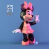 Minnie Mouse Summer Papercraft PDF Template For office, Room, Decor, DIY gift for friends, family, Low poly Paper, Paper Craft 3D kit by SoPhiaPrintD