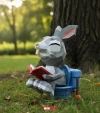 Rabbit on Pause, Conejo en pausa, DIY, Papercraft, pdf, Low Poly, 3D model, Craft, gift idea, bunny, Moon Studio