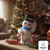 Snowman Low Poly Papercraft Template Pepakura PDF DIY Handmade