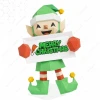 Christmas Elf Low Poly, Papercraft, PDF template, Paper model, Sculpture, 3D puzzle, Polygonal model, Lowpoly