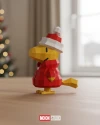 Snoopy and Woodstock Christmas, DIY, Papercraft, PDF, Low Poly, 3D model, Craft, Cricut, maker, Merry Christmas, December, New Year, Wall Decor, Moon Studio