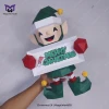 Christmas Elf Low Poly, Papercraft, PDF template, Paper model, Sculpture, 3D puzzle, Polygonal model, Lowpoly