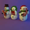 Snowman Joy Papercraft, PDF Template, DIY 3d Model, FanArt, Paper Sculpture, Low Poly, Pepakura Craft, Manualidad
