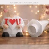 Valentine's Gnome Treat Candy Box Papercraft Template | Low Poly 3D Gift Box PDF | DIY Instant Download!