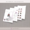 Valentine's Gnome Treat Candy Box Papercraft Template | Low Poly 3D Gift Box PDF | DIY Instant Download!