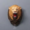 Lion Head Papercraft, Pdf, Gurko, Pepakura, Template, 3D Origami, Paper Sculpture, Low Poly DIY Craft