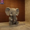 Elephant Baby Papercraft – 3D Low Poly Baby Animal, DIY Paper Model, PDF Template, Decor, Kids Craft, Paper Sculpture