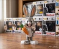Chibi Bug Bunny, DIY, Papercraft, pdf, Low Poly, 3D model, Craft, gift idea, bunny, Moon Studio