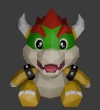 Baby Bowser 3D Papercraft Template PDF – Printable Low Poly Paper Model Kit, Easy DIY Digital Craft Instant Access