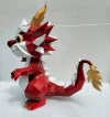 Dragon Baby / Bebe Dragon 3D Papercraft Template PDF – Printable Low Poly Paper Model Kit, Easy DIY Digital Craft Instant Access