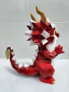 Dragon Baby / Bebe Dragon 3D Papercraft Template PDF – Printable Low Poly Paper Model Kit, Easy DIY Digital Craft Instant Access