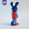 FRESH RABBIT, Papercraft, Template, DIY, Paper, Low Poly, Cute, Kawaii, 3D Model, Pdf Low Poply, Kids Toy