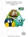 Characters Mario Papercraft 3D PDF Pattern & Template – Bob-omb Goomba Luma | Low Poly DIY Game Decor | Paper Model