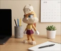Chibi Lola Bunny, DIY, Papercraft, pdf, Low Poly, 3D model, Craft, gift idea, bunny, Moon Studio