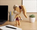 Chibi Lola Bunny, DIY, Papercraft, pdf, Low Poly, 3D model, Craft, gift idea, bunny, Moon Studio