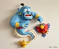 Genie and Lago, DIY, Papercraft, PDF, Low Poly, 3D model, Craft, Paper, Serie, Room Decor, Moon Studio