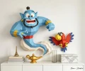 Genie and Lago, DIY, Papercraft, PDF, Low Poly, 3D model, Craft, Paper, Serie, Room Decor, Moon Studio